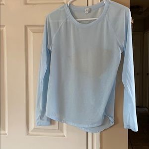 Light blue under armour long sleeve